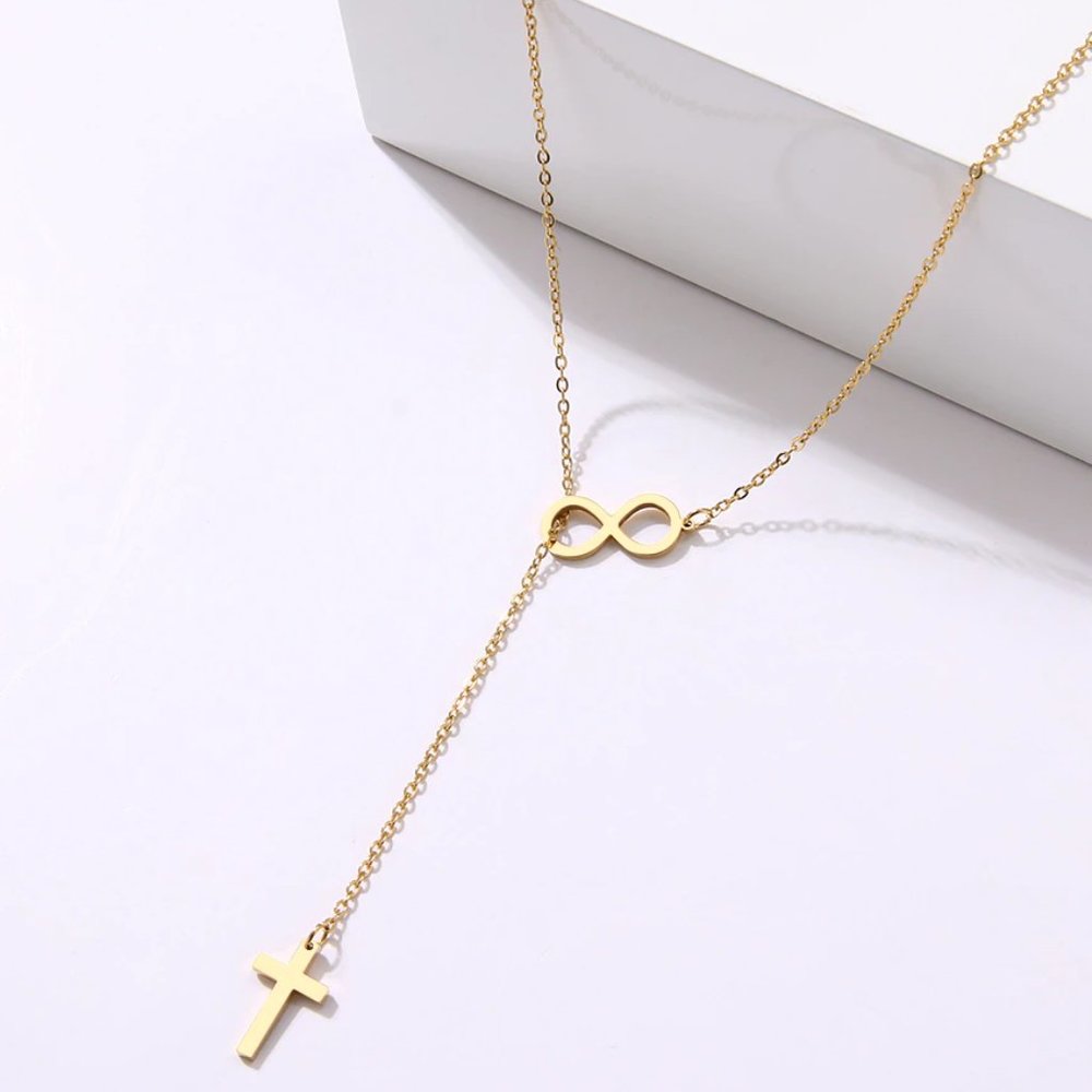 Dainty Cross Shape Necklace